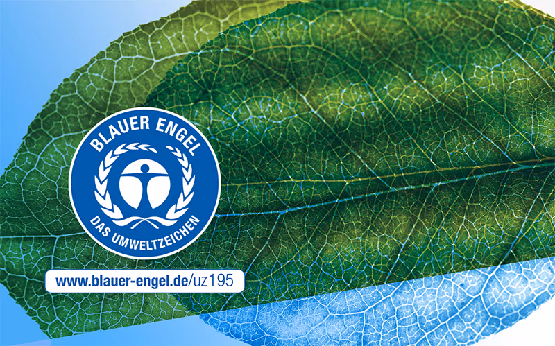 Blauer Engel für unsere Druckerzeugnisse