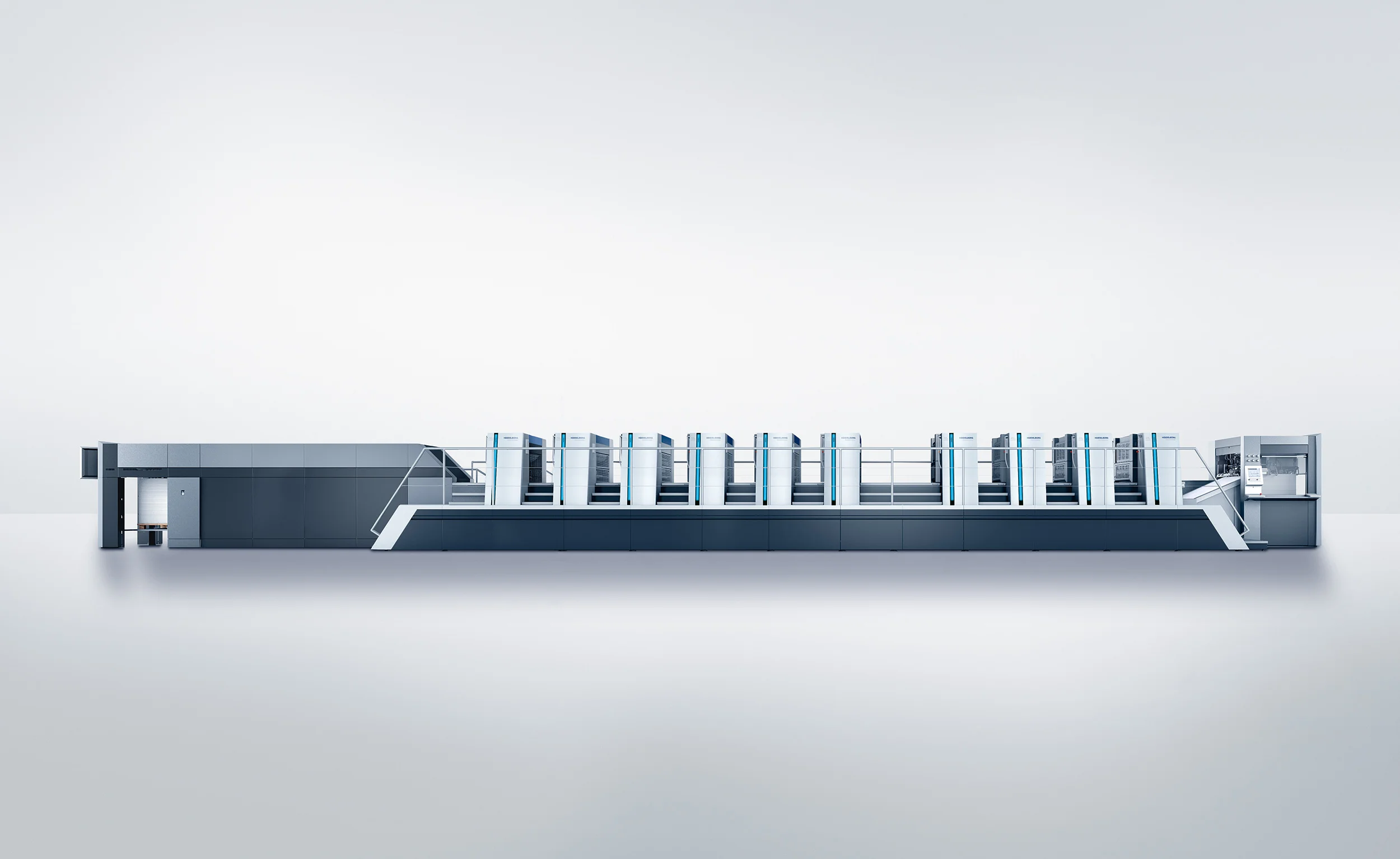 Kastner Druckmaschine – 9-Farben-Lack-Druck