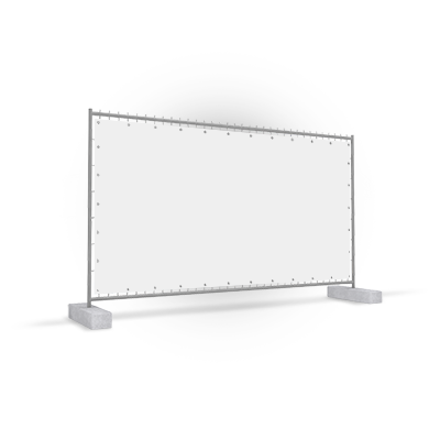 Banner für Bauzaun