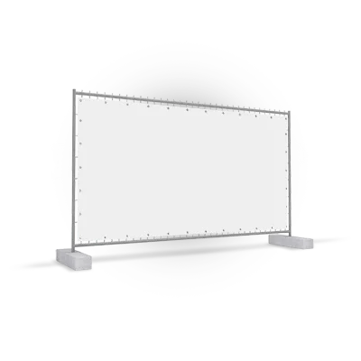 Banner für Bauzaun